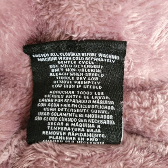 32 Degrees Heat Womens Sherpa Jacket Size 2XL Long Sleeve Full Zip Light Plum - Picture 11 of 12